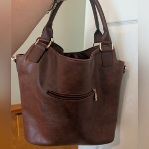 Classic Brown Tote Bag - Women